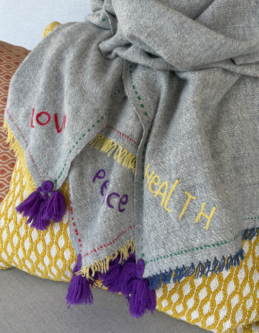 4 WISHES  -  Travel Blanket  Large Scarf