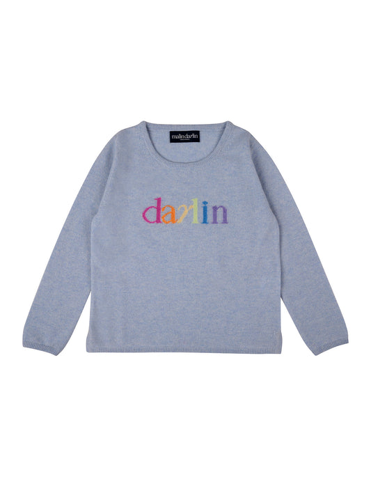 Crew neck girls designer cashmere jumpers.